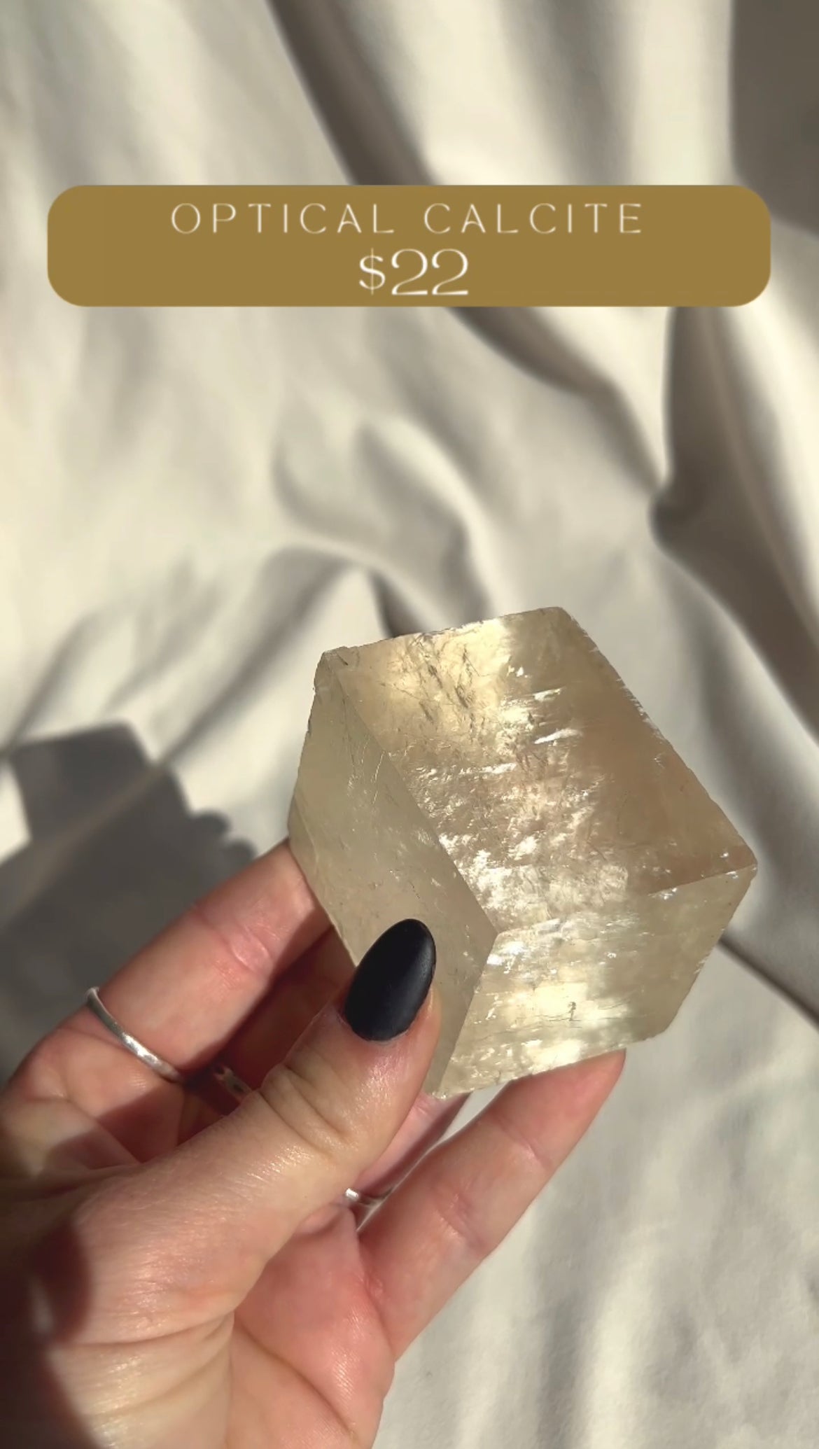 Yellow Optical Calcite