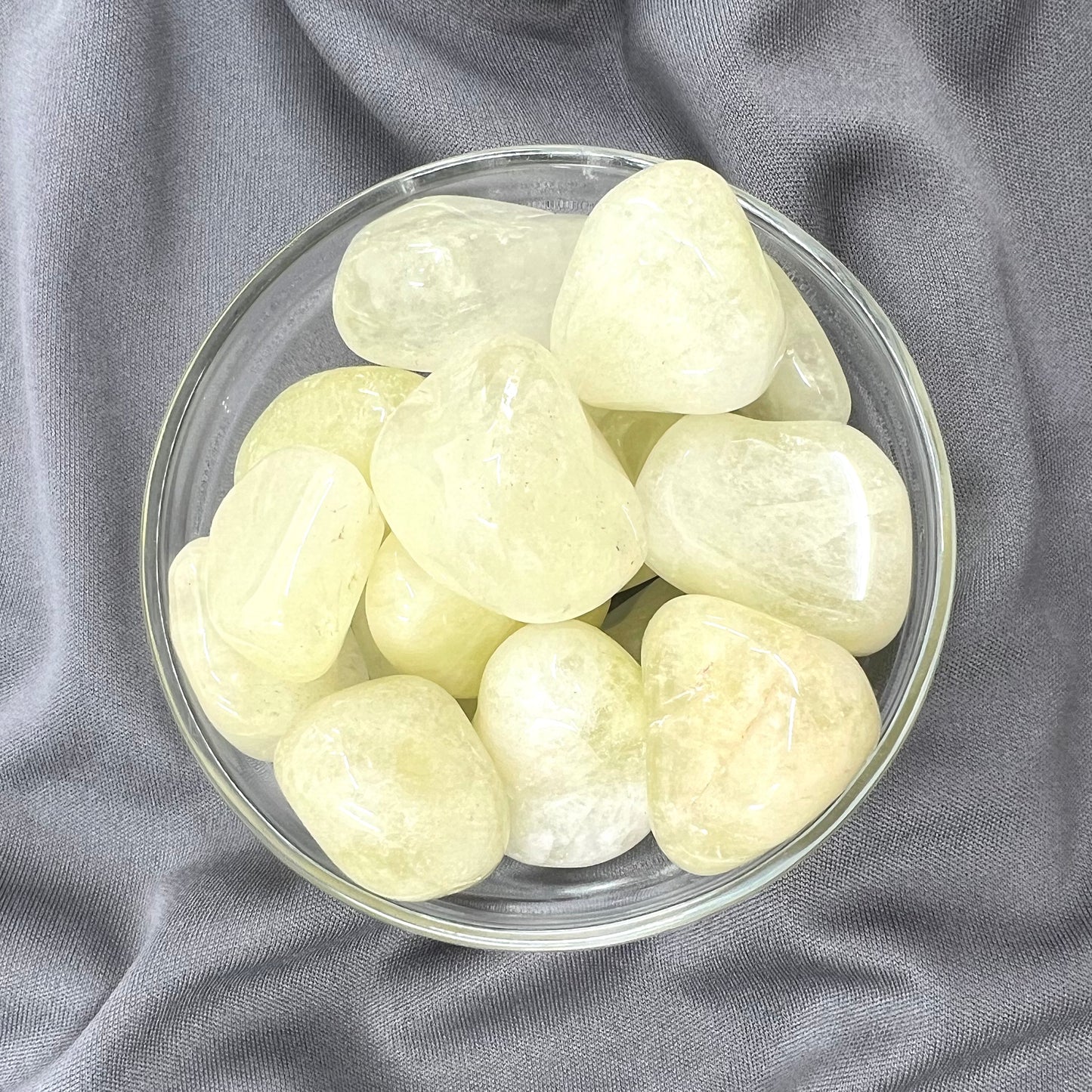Sulphur Quartz Tumbled
