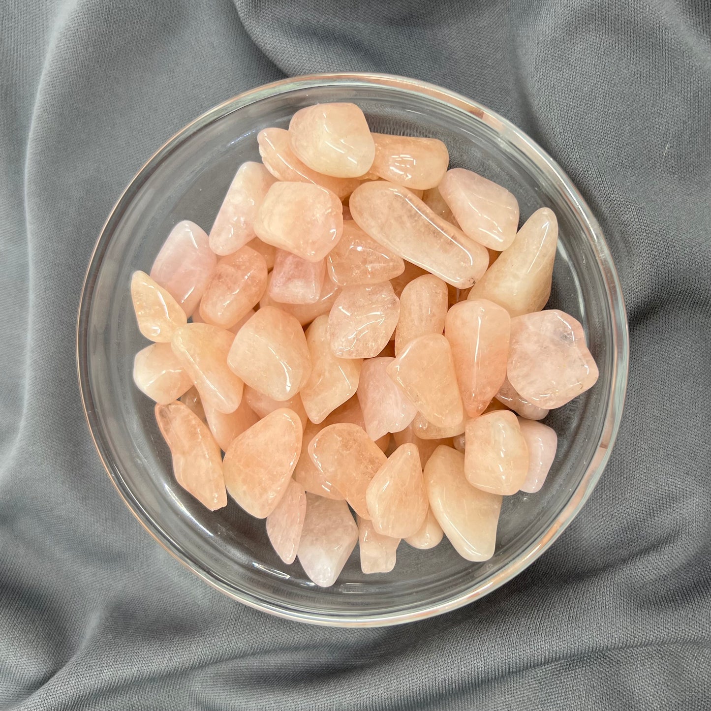 Pink/Peach Morganite Tumbled