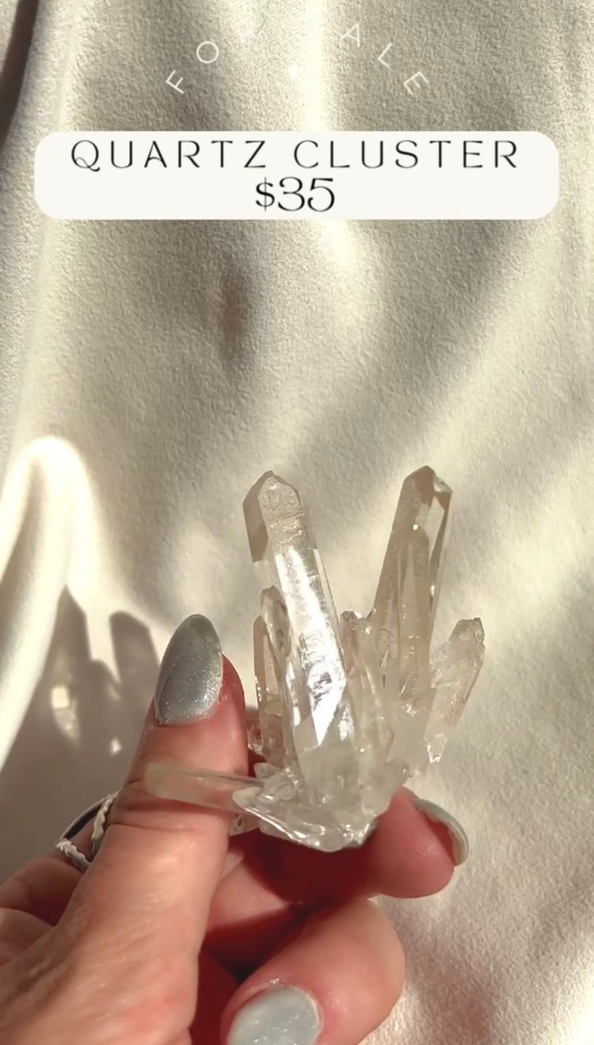 Quartz Cluster A++ 35