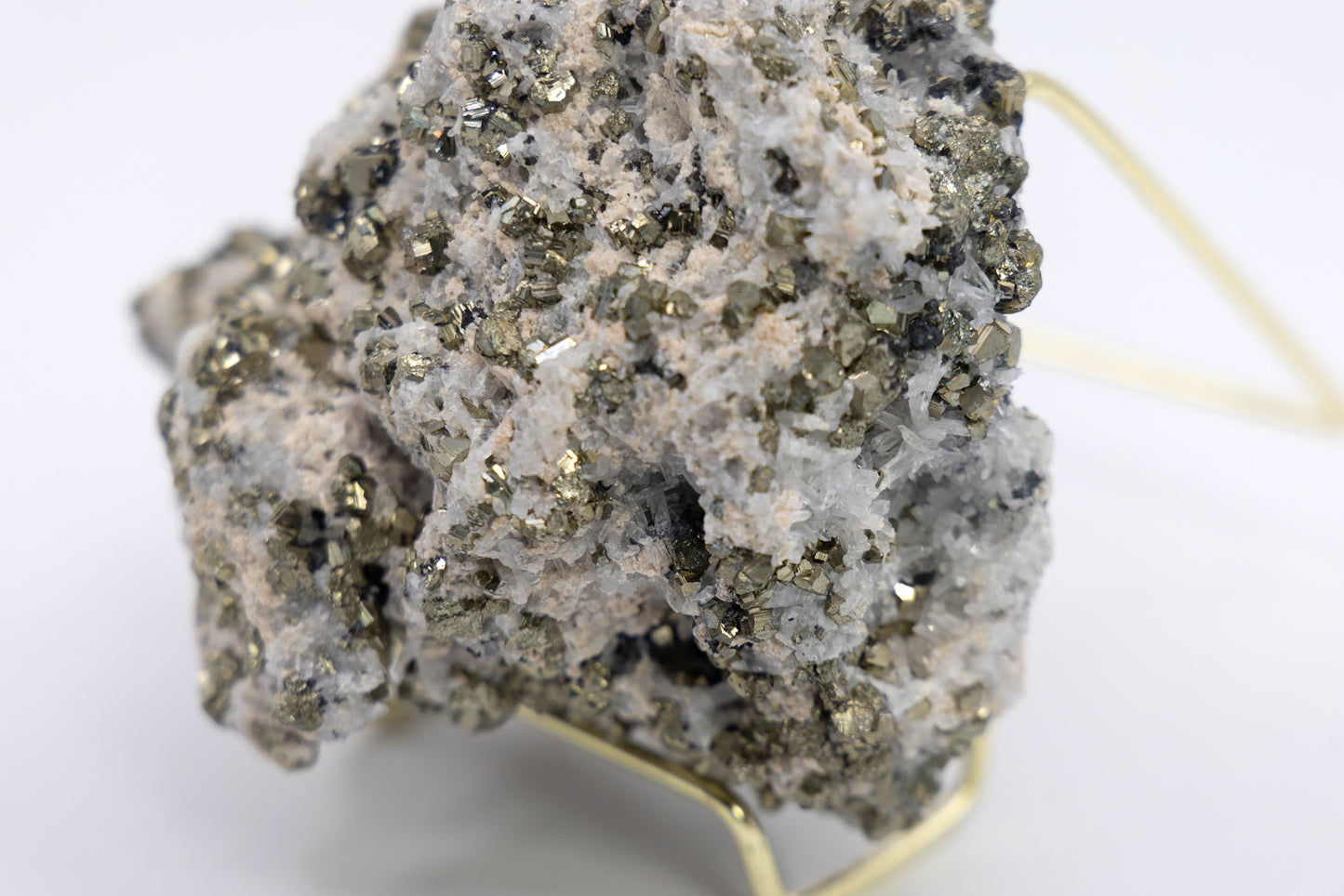 Pyrite + Quartz Cluster - Peru