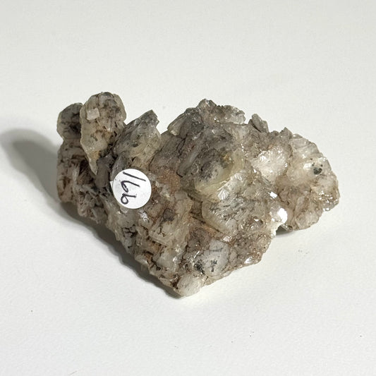 Barite with Pyrite