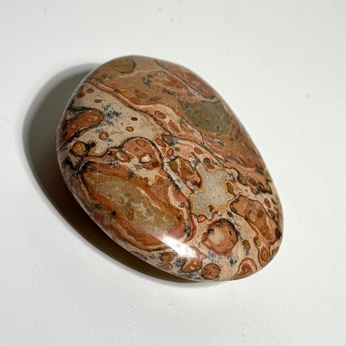 Leopardite Palm Stone