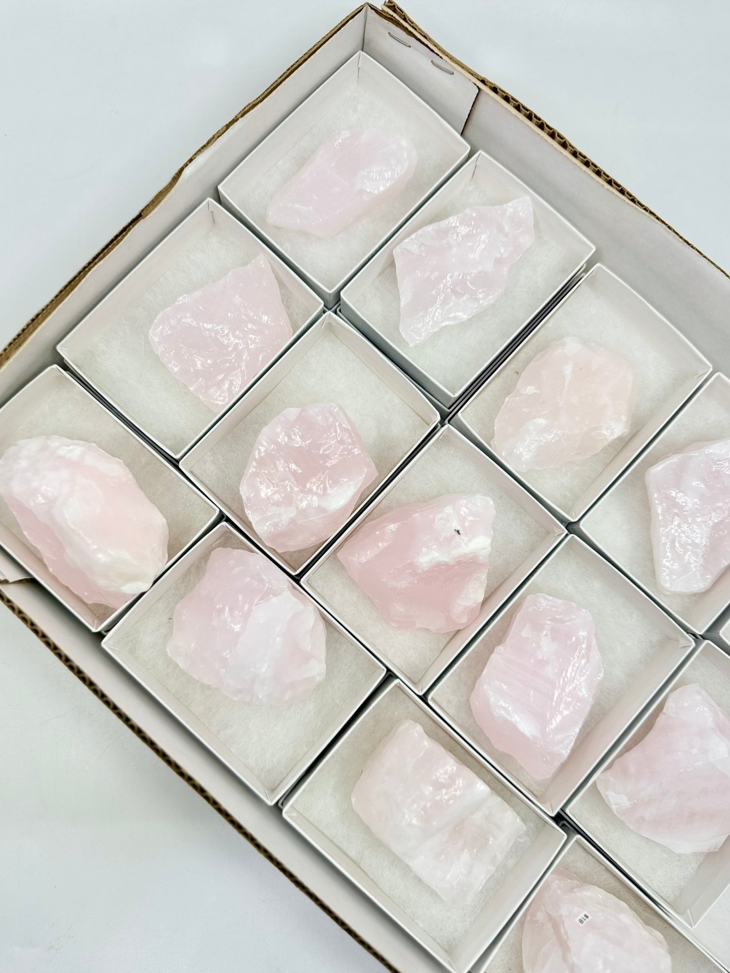 Pink Calcite Mineral Flat