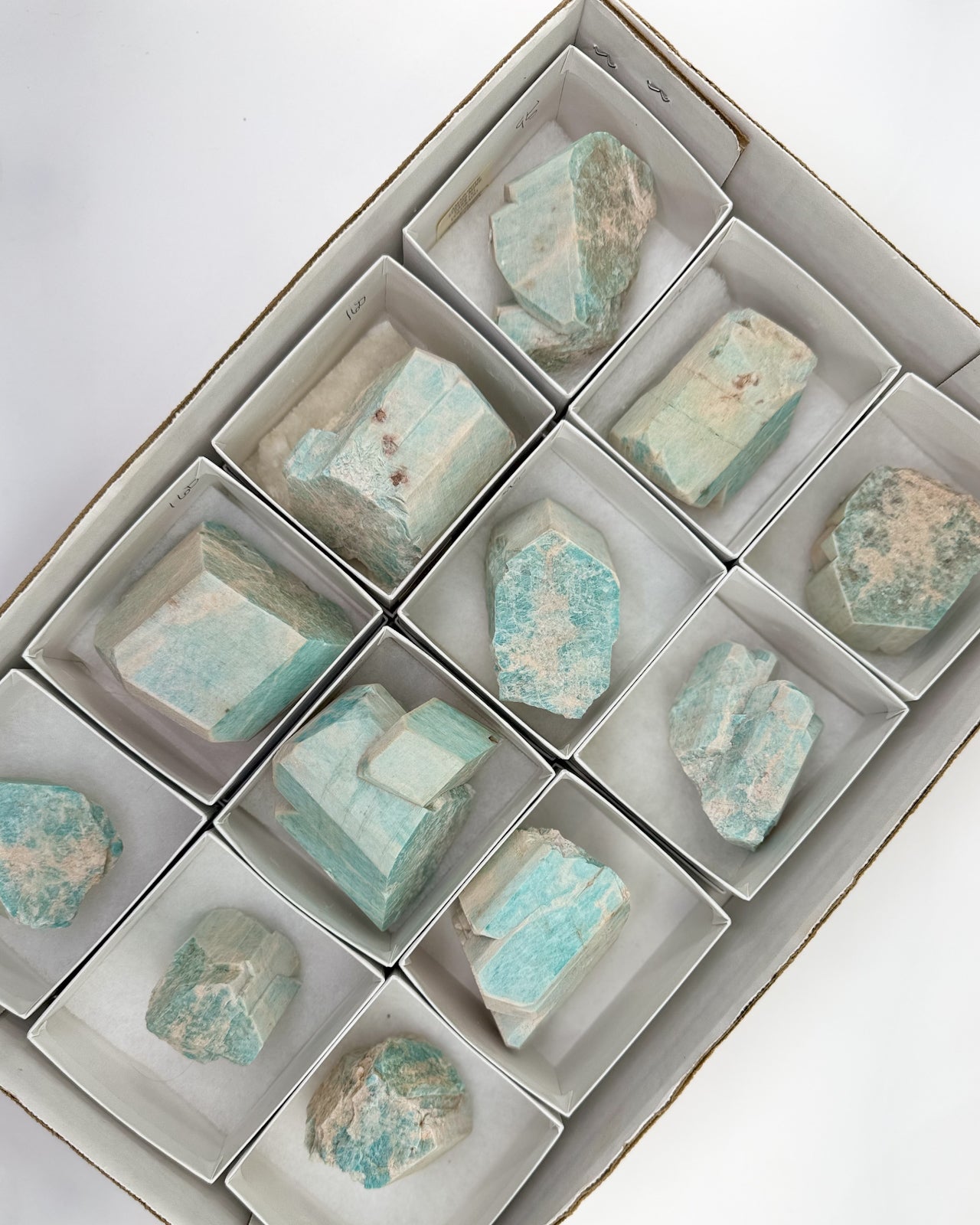 Amazonite Crystal Mineral Flat