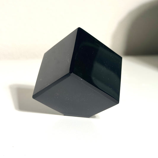 Black Obsidian Cube