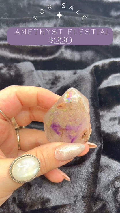 Polished Amethyst Elestial