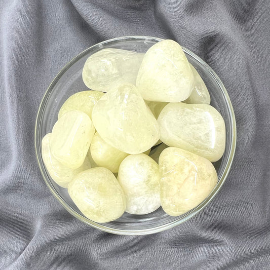 Sulphur Quartz Tumbled