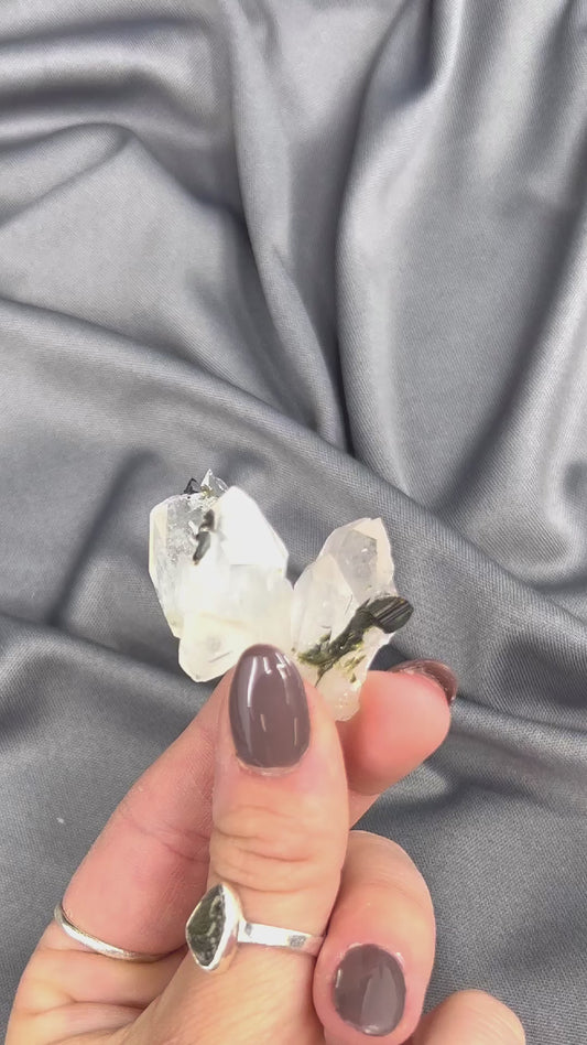 Epidote in Quartz