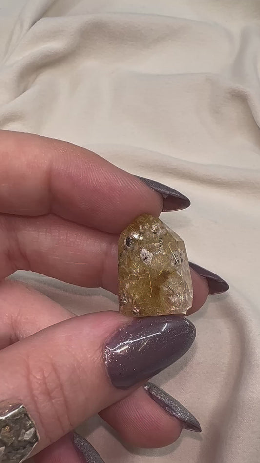 Rutilated Quartz Point